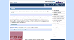 Desktop Screenshot of paranoidthoughts.com